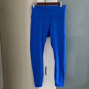 Lululemon Wunder Train High Rise Legging with Side Pockets, 25” - size 10